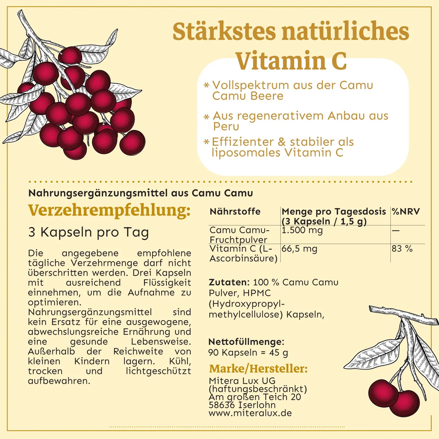 Camu Camu & OPC Bundle – Natürliches Stresskiller-Paket - Kernkraft Bundle