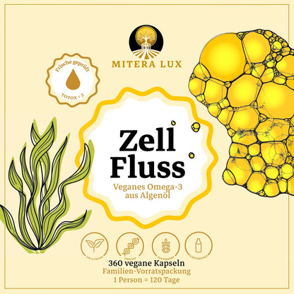Premium Omega-3 aus Algenöl - ZellFluss